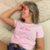 Camiseta T-shirt Feminina Self Love Rosa na internet