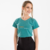 Camiseta TShirt feminina O Essencial Verde.