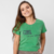 Camiseta T-shirt Feminina PP Girl verde