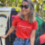 Camiseta T-shirt Feminina Não temerei Vermelha