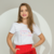 Camiseta T-shirt feminina PP Positive Branca - Camisetas TShirt Femininas - Tryu Concept Loja Online