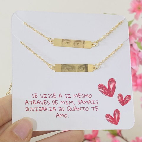Kit pulseira olhar dourado (2 pulseiras) ref 3338
