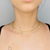 Choker estrela dourado ref 2001 - comprar online