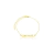 Pulseira personalizada infantil dourada ref 2249