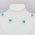 Choker viclover azul royal ref 2932