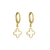 Brinco argolinha virginia dourado ref 2519