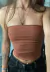 tube top marrom