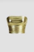 tube top dourado