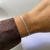 Pulseira trançada prata semijoia - comprar online