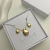 Conjunto de gota lisa ouro semijoia - comprar online