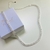Choker navetes luxo semijoia prata - comprar online