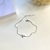 Pulseira coracao delicado prata semijoia - comprar online