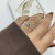 Anel zircônia verde prata 925 - comprar online
