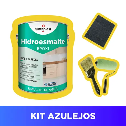 Azulejos | Pintura Sin Olor - Vidrios | Hidroesmalte al Agua Sinteplast 1l