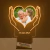 Lámpara led personalizada con fotos | Modelo 6 | Abuelos
