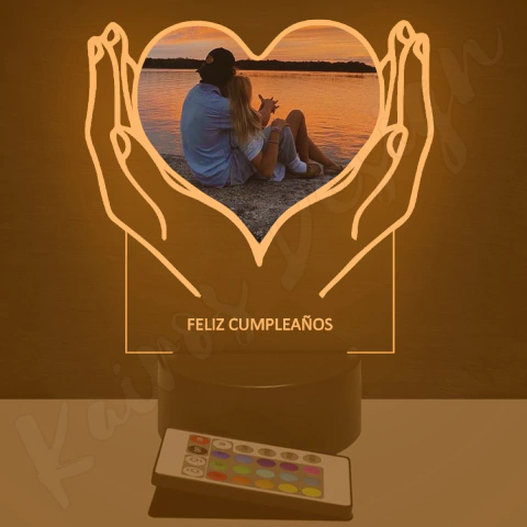 Lámpara led personalizada con fotos | Modelo 6 - comprar online