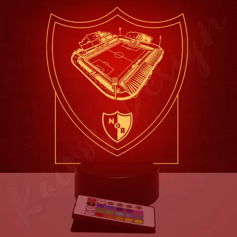 Lámpara led personalizada Newell´s | Cancha