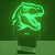 Lámpara led personalizada | Día del niño | Dinosaurio - comprar online