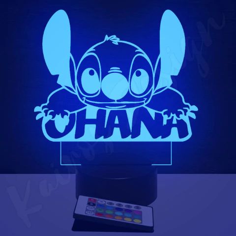 Lámpara led personalizada | Día del niño | Stitch - comprar online