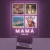 Lámpara led personalizada con fotos | Día de la Madre | Modelo 7