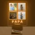 Lámpara led personalizada con fotos | Modelo 7 | Papá - tienda online