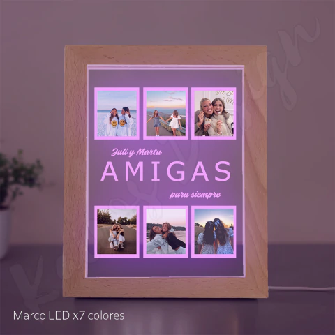 Marco led personalizado | Modelo 2 | Amigos