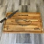 Tabla personalizada + Cuchillo | Cancha + Escudo + Frases | Huracán