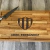 Tabla personalizada + Cuchillo | Escudo + Nombre | Patronato - Kairos Design