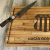 Tabla personalizada + Cuchillo | Escudo + Nombre | Talleres - comprar online