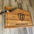 Tabla personalizada + Cuchillo | Escudo + Nombre | Patronato en internet
