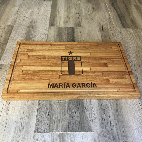 Tabla personalizada | Escudo + Nombre | Tigre