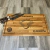 Tabla personalizada + Tenedor + Cuchillo | Cancha + Escudo + Frases | Lanús