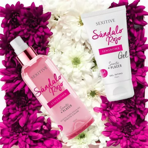 ACEITE PARA MASAJES EFECTO CALOR - SANDALO ROJO - 130