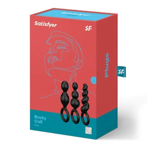 Booty Call Set Of 3 Black