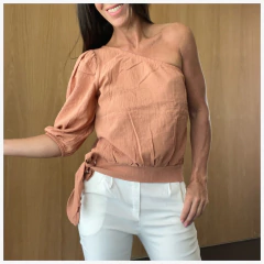 Blusa sin hombro ELA Cobre - comprar online