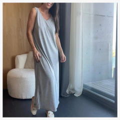 Vestido modal ELISA Gris - comprar online