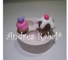 CUPCAKE ESPIRAL Y BOMBA MINI -AR0412- - comprar online