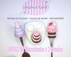 KIT BIZCOCHUELOS X3 TAMAÑOS -AR0922-