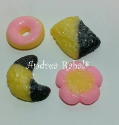 GALLETITAS VARIAS MINI CON MEDIALUNA -AR0651- en internet