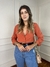 Camisa Charlotte Terracota na internet
