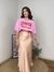 Saia Midi Cetim Jess Rosa Bebê - Inovar Store