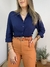 CAMISA CHARLOTTE AZUL MARINHO - comprar online
