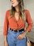 Camisa Charlotte Terracota - loja online