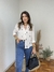 Camisa Ayla Arabesco Azul Marinho - loja online