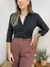 Camisa Charlotte Preta - comprar online