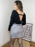 Saia Luciana Risca de Giz (Cinza) na internet