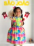 Vestido Junino - Verde Neon - comprar online