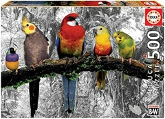 17984 Rompecabezas Puzzle Educa 500 Pajaros en la Jungla "SOBRE PEDIDO"