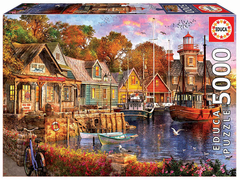18015 Rompecabezas Puzzle Educa 5000 Piezas Atardecer en El Puerto