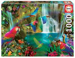 18457 Rompecabezas Puzzle Educa 1000 Piezas Loros Tropicales "SOBRE PEDIDO"